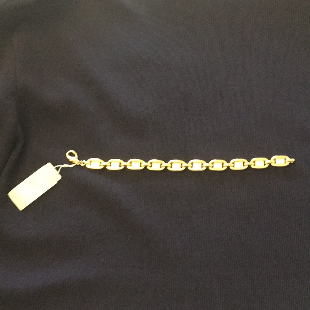 Dior vintage gold and crystal bracelet
